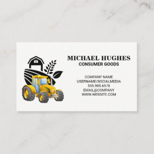 Farmland Tractor Business Card