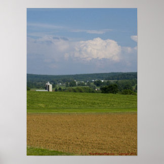 Farmlands of the Amish Country Poster