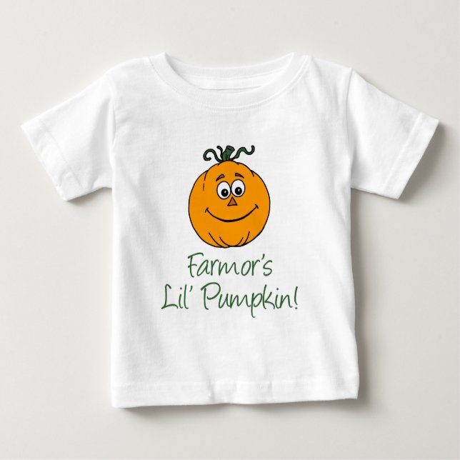 Farmor's Little Pumpkin Baby T-Shirt (Front)