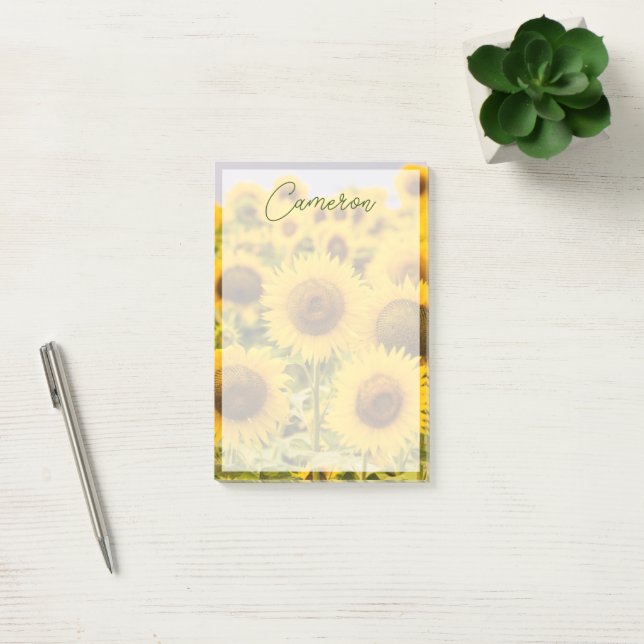 Farms | A Sunflower Field Post-it Notes (Office)