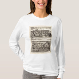Farms and residences of WR Blodgett & GC Daubner T-Shirt