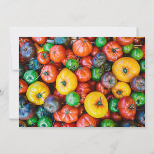 Farms   Colorful Tomato Harvest Thank You Card