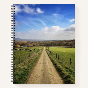 Farms   English Countryside Dirt Road Notebook