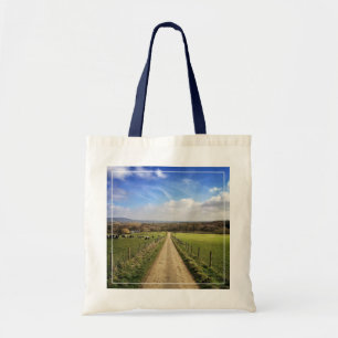 Farms   English Countryside Dirt Road Tote Bag