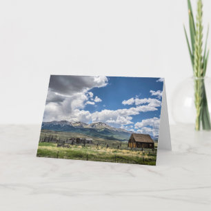 Farms   Farm Below the Colorado Mountains Card