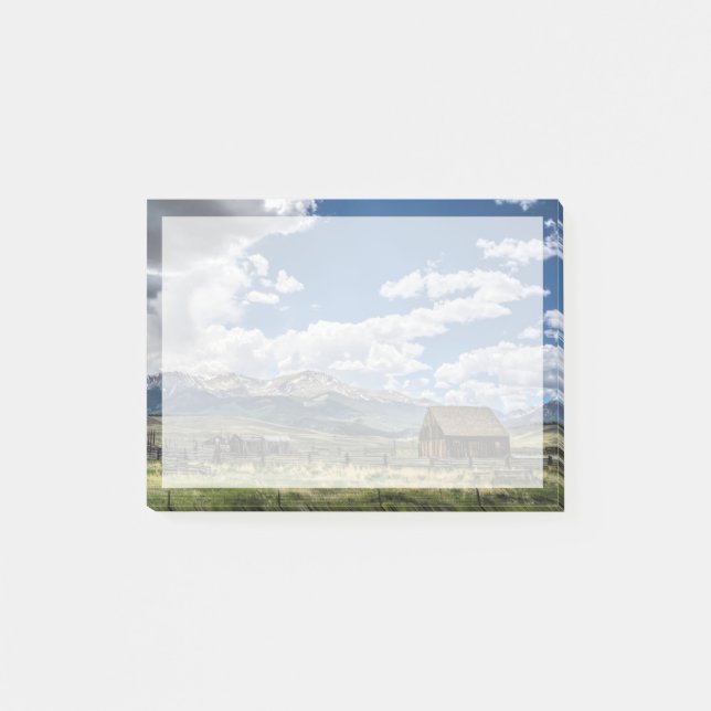 Farms | Farm Below the Colorado Mountains Post-it Notes (Front)