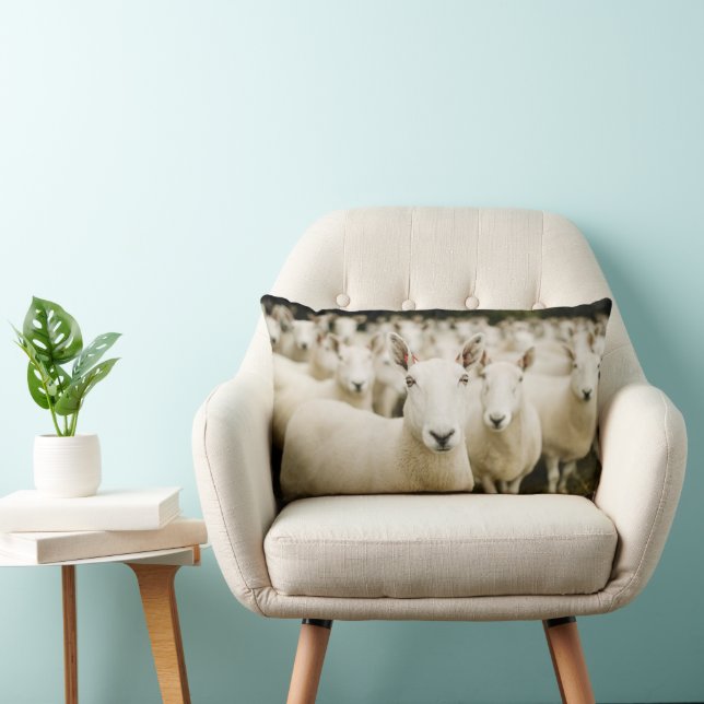 Farms | Herd of Sheep Lumbar Cushion (Chair)