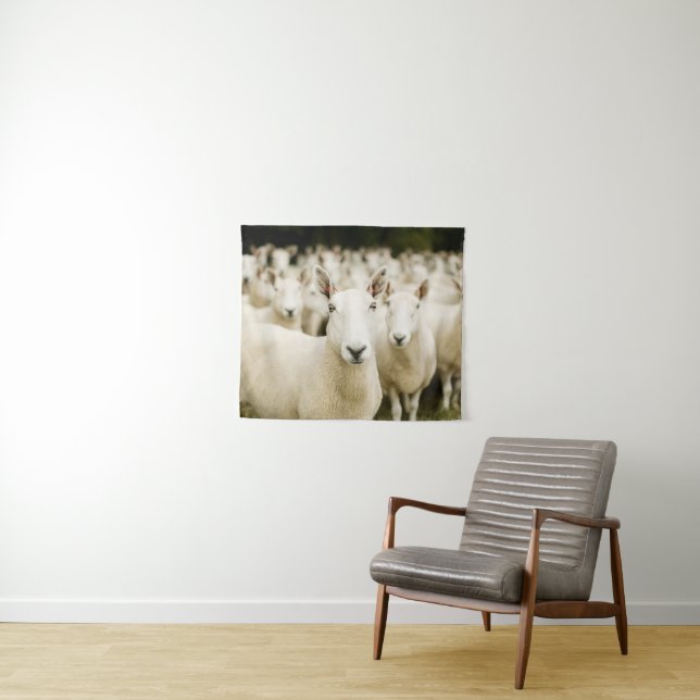Farms | Herd of Sheep Tapestry (In Situ (Horizontal))