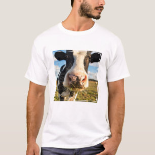 Farms Holstein Cow Chewing T-Shirt