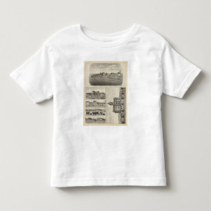 Farms in Greenwood County, Eureka, Kansas Toddler T-Shirt