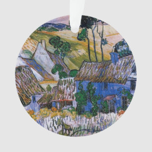 Farms near Auvers by Vincent van Gogh Ornament