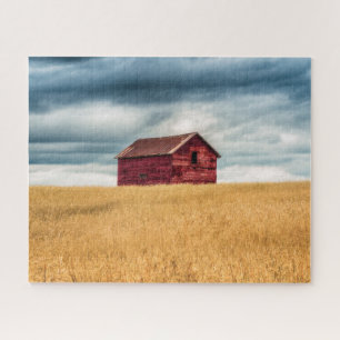 Farms   Old Red Barn Jigsaw Puzzle