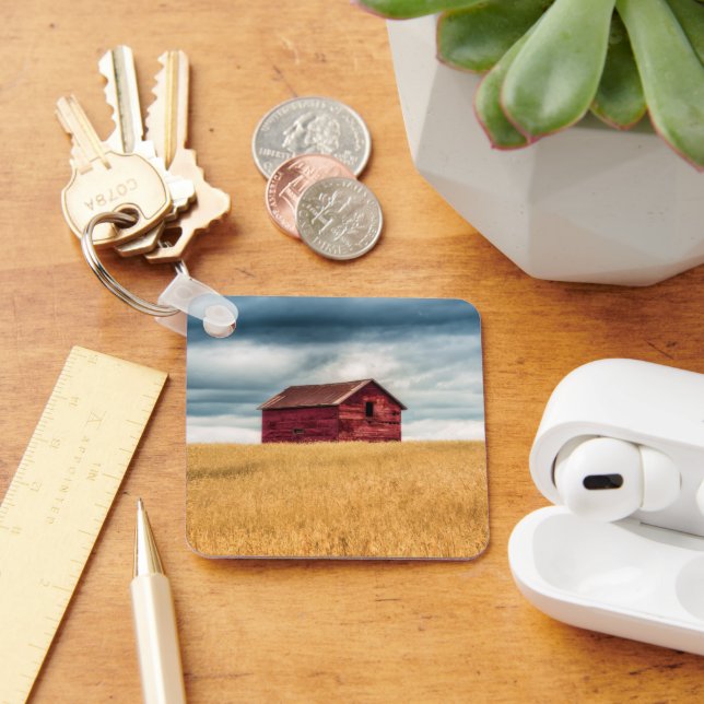 Farms | Old Red Barn Key Ring (Desk)
