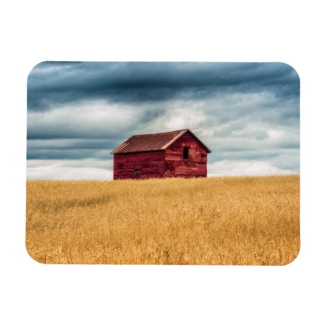 Farms | Old Red Barn Magnet (Horizontal)