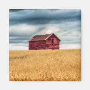 Farms Old Red Barn Magnet