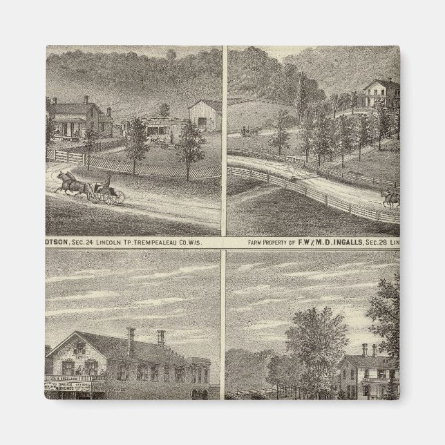 Farms, residences, stores magnet (Front)