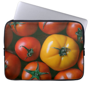 Farms   Shiny Red & Yellow Tomatoes Laptop Sleeve