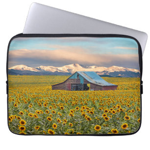 Farms   Sunflower Field Laptop Sleeve