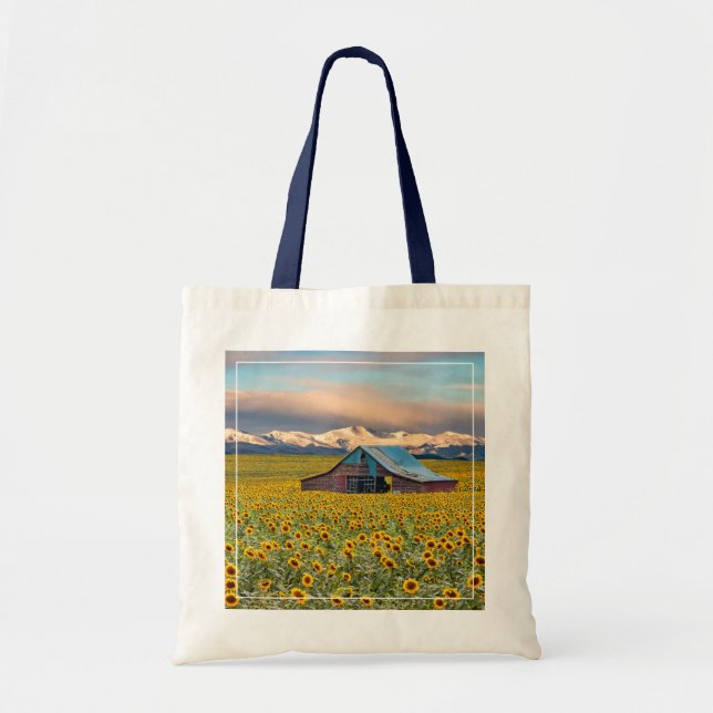 Farms | Sunflower Field Tote Bag (Front)