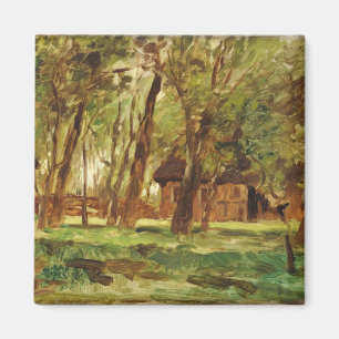 Farmstead under Trees Magnet