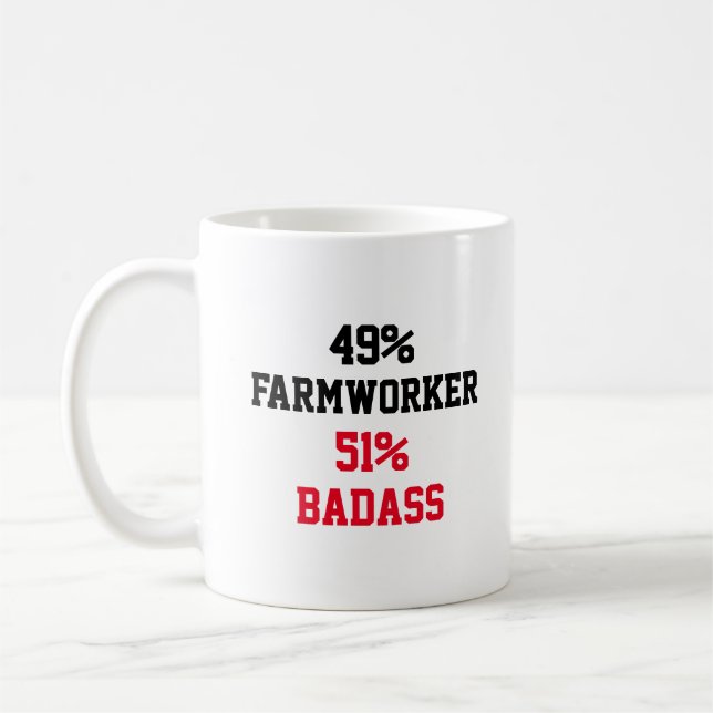 Farmworker Badass Coffee Mug (Left)