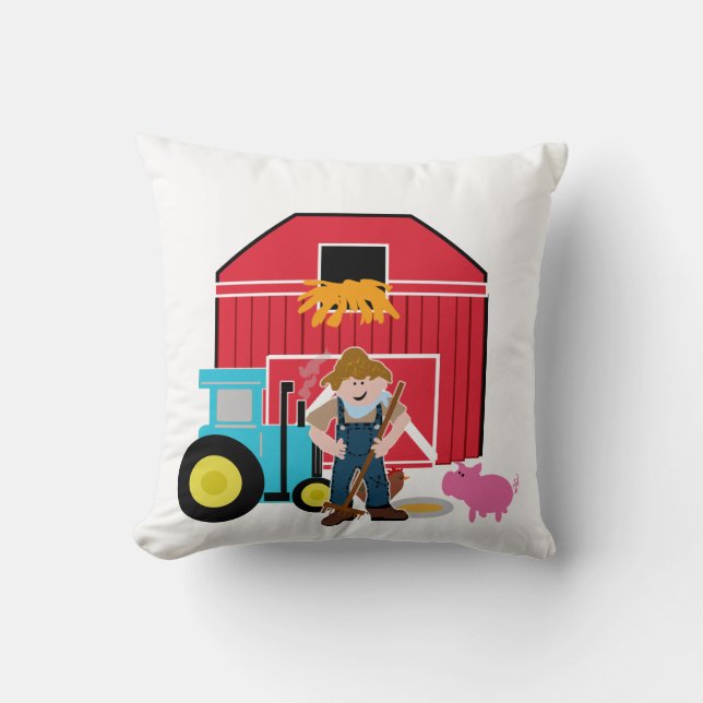 Farmyard Cushion (Front)