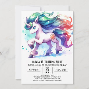 Farmyard Custom Horse Birthday  Invitation
