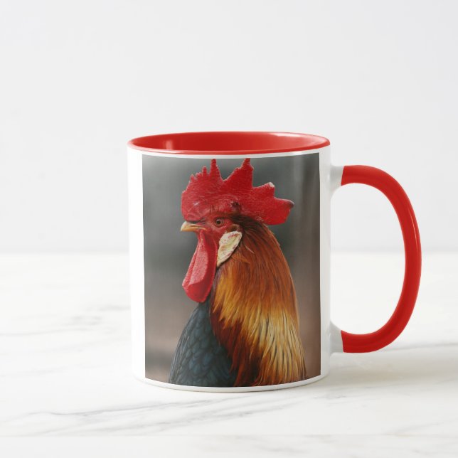 Farmyard Domestic Rooster Mug (Right)