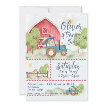 🚜🎉 Farmyard Friends Birthday Invitation 
