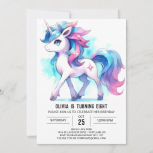 Farmyard Kids Horse Birthday Invitation