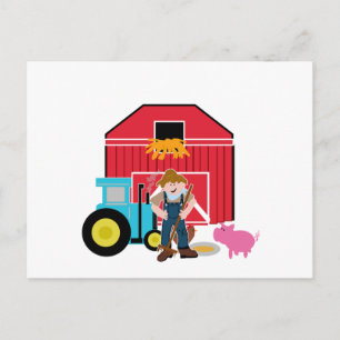 Farmyard Postcard