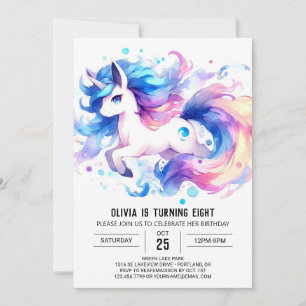 Farmyard Printable Horse Birthday Invitation
