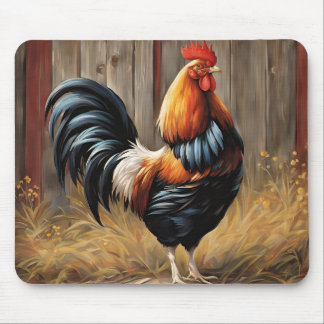 Farmyard Rooster - Majestic Glory  Mousepad