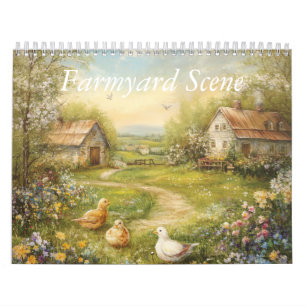 Farmyard Scene Calendar