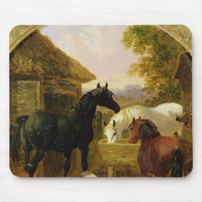 Farmyard Scene Mouse Pad (Front)