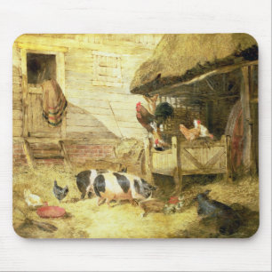 Farmyard Scene Mouse Pad