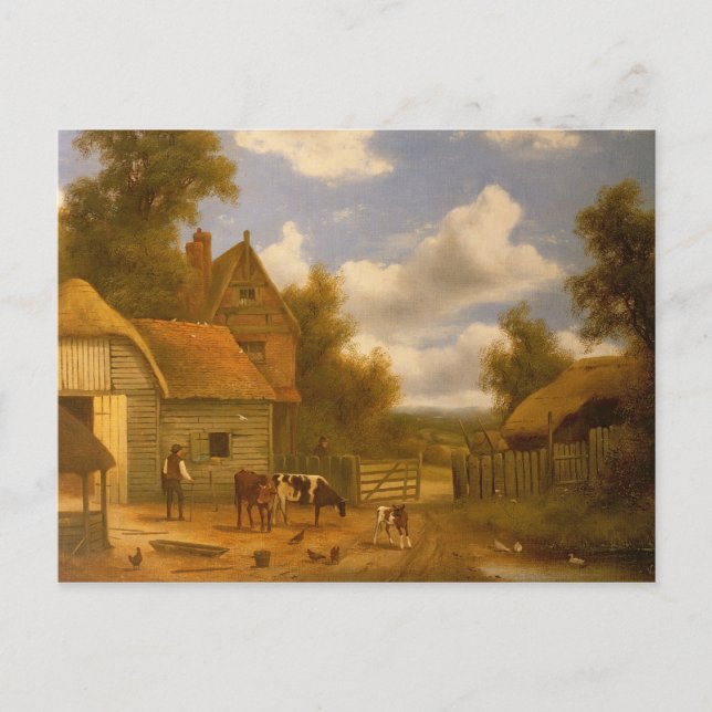 Farmyard Scene Postcard (Front)