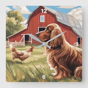 Farmyard Wall Clock