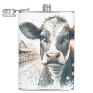 Farmyard Whispers Hip Flask