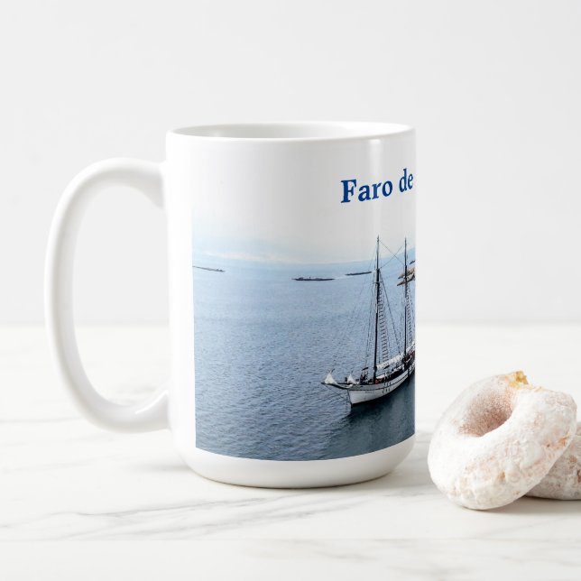 Faro de Punta Cabalo Coffee Mug (With Donut)