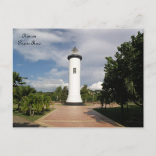 Faro de Rincon Puerto Rico Postcard