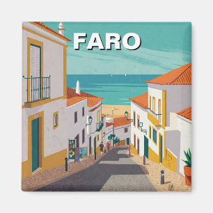 Faro Portugal Algarve Travel Magnet