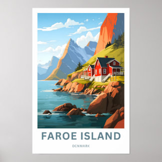 Faroe Island Denmark Travel Print