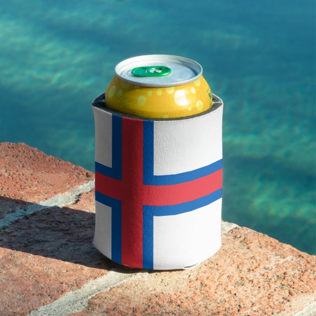 Faroe Islands coat of arms (DENMARK) Can Cooler (In Situ Pool)