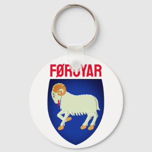 Faroe Islands coat of arms (DENMARK) Key Ring