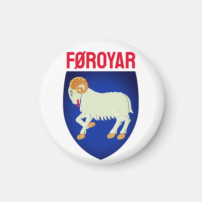 Faroe Islands coat of arms (DENMARK) Magnet (Front)
