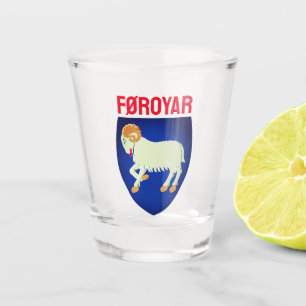 Faroe Islands coat of arms (DENMARK) Shot Glass