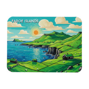 Faroe Islands Denmark Travel Magnet