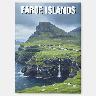 Faroe Islands Denmark Travel Magnet