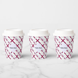 Faroe Islands Faroe Islander Tiled Black Personal Paper Cups